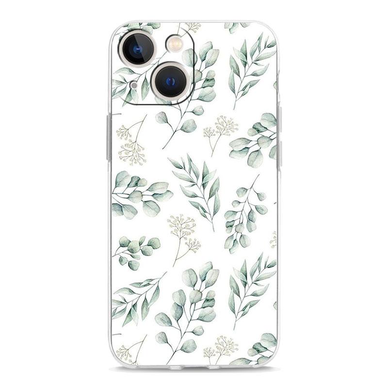 Phone Case For iPhone 17 Cases iPhone Air 16 15 12 13 14 Pro Max 7 8 Plus 16Pro iPhone11 Clear Soft Cover Elegant Flower