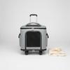 Portable Pet Carrier Quiet Wheels Cat Suitcase Large Capacity Travel