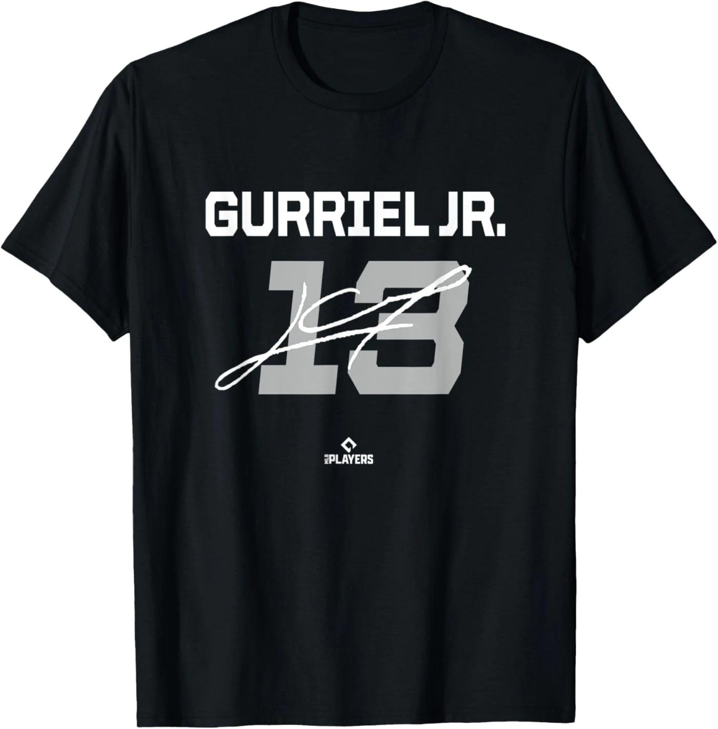 

Lourdes Gurriel Jr MLBPA Toronto MLB Players Baseball 100% Cotton T-shirt Mens Tees Top 4XL