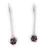 Les Trésors De Lily [J8657] - Designer Earrings 'Sissi' Purple