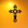 Vintage Metal Wall Cross Ornament Iron Art Decor Home Gift Cafe