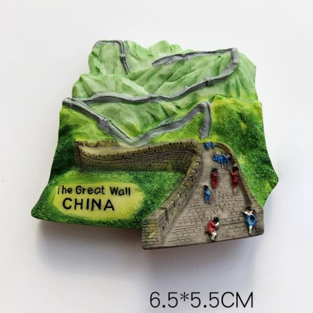 

3D Peking Travelling Souvenirs Fridge Magnets China Beijing The Great Wall Tourist Souvenirs Magnetic Stickers for Refrigerator