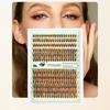 Single Cluster Segmented Eyelashes Soft Fluffy DIY Grafting Eyelashes  Women's Beauty