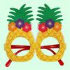 Luaus Party Glasses Funny Hawaiians Glasses,Tropical Fancy Dress Props,Beach Theme Party Supply Decors for Adult Kids