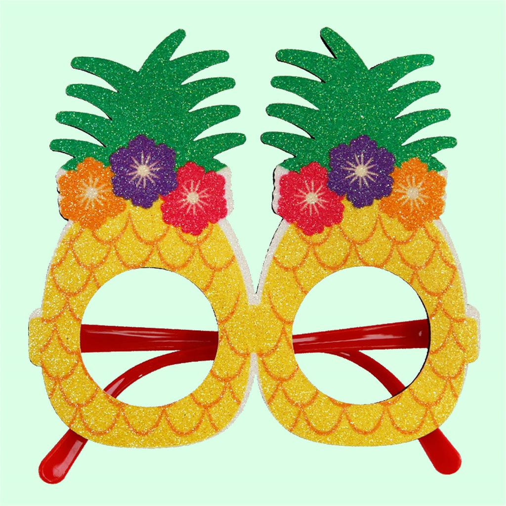 Luaus Party Glasses Funny Hawaiians Glasses,Tropical Fancy Dress Props,Beach Theme Party Supply Decors for Adult Kids