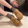 The 2025 New Autumn Retro Thick-soled Shoes Are Versatile Fashion-style Lace-up Single Shoes for Women's Casual Workwear