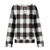 Women's Casual Shirts Long Sleeve Tops Button Up V Neck Loose Knit Fall Favorites For Women