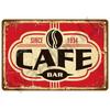 Coffee Tin Sign Metal Decorations Vintage Cafe Wall Plaque Retro Club Pub Bar Poster Decor Art Painting 26T0104 26T0104