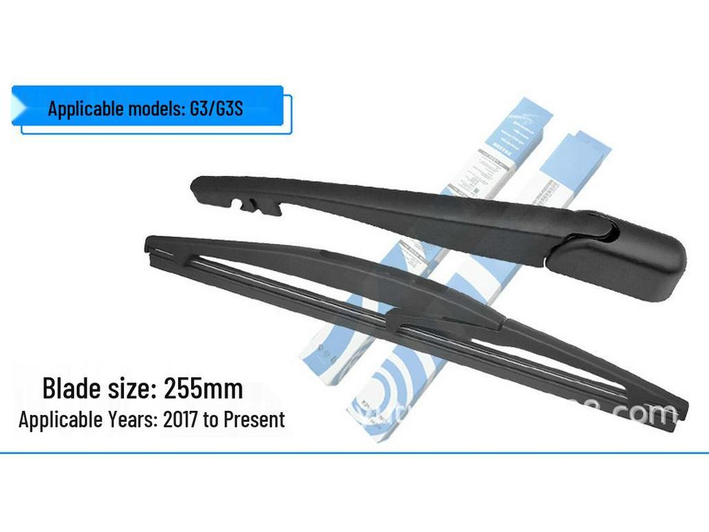 Weichai Yingzhi G3/G5 737 Boneless Rear Wiper Blade & Arm Assembly with Rubber Strip