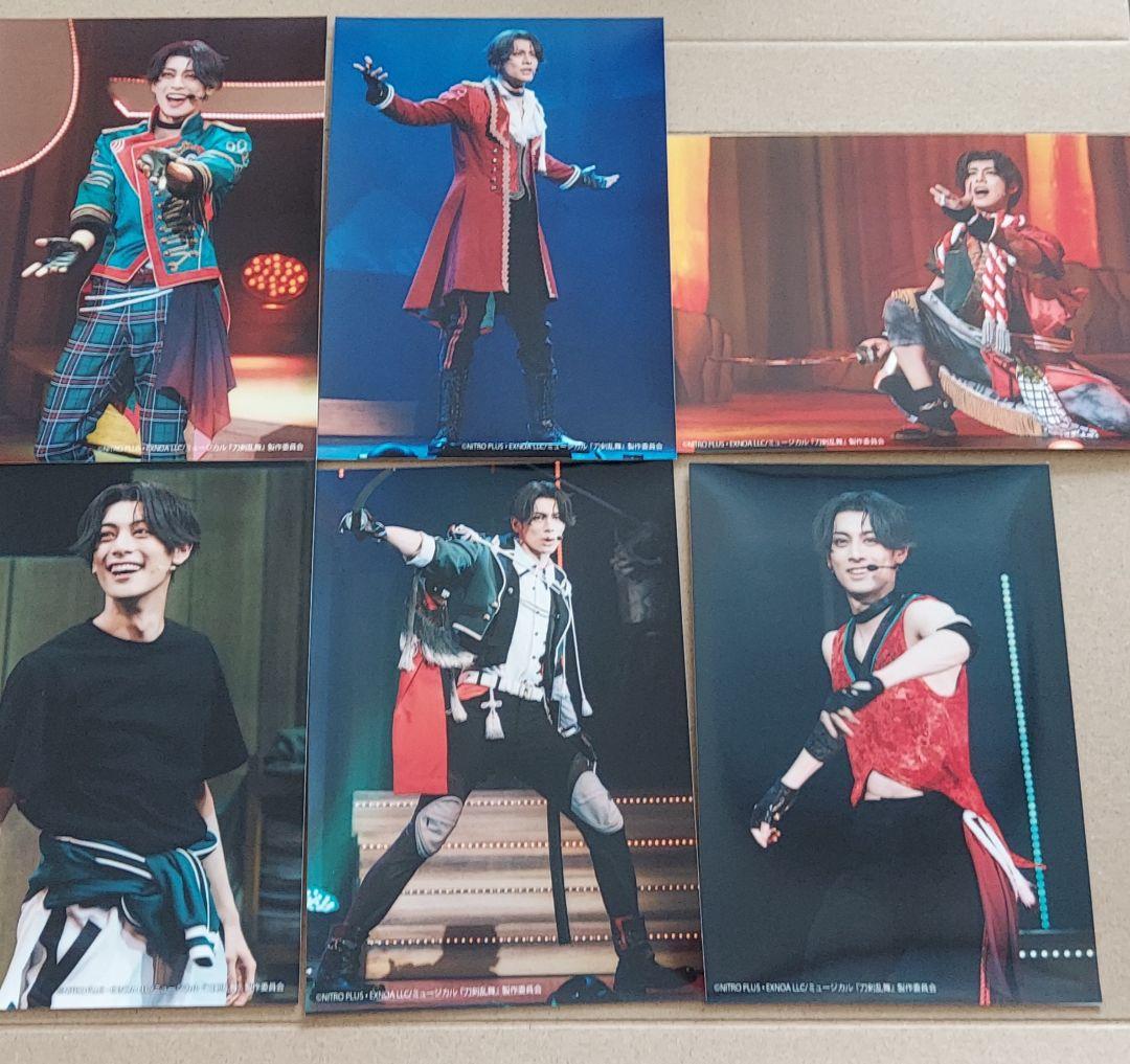 

[USED] Touken Ranbu Touken Ranbu Lawson Print Ropuri Bromide Photo Buzene Buzen