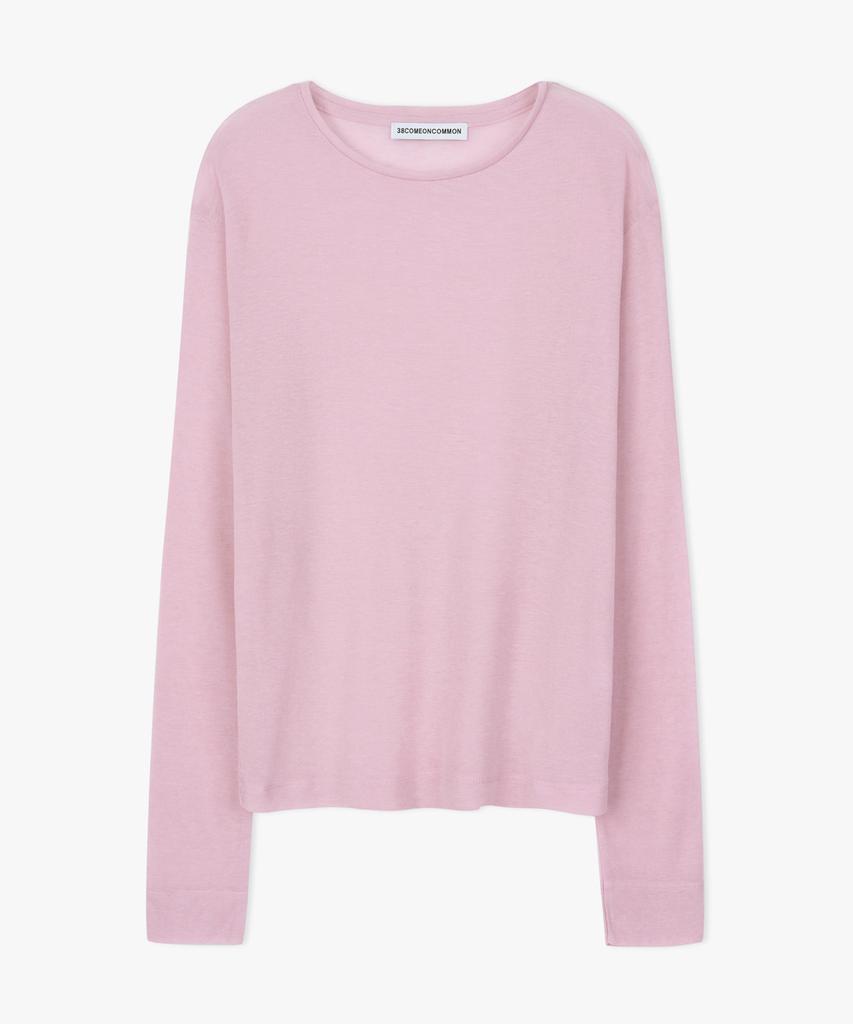 38COMEONCOMMON Sheer Touch Long Sleeve (Light Pink)
