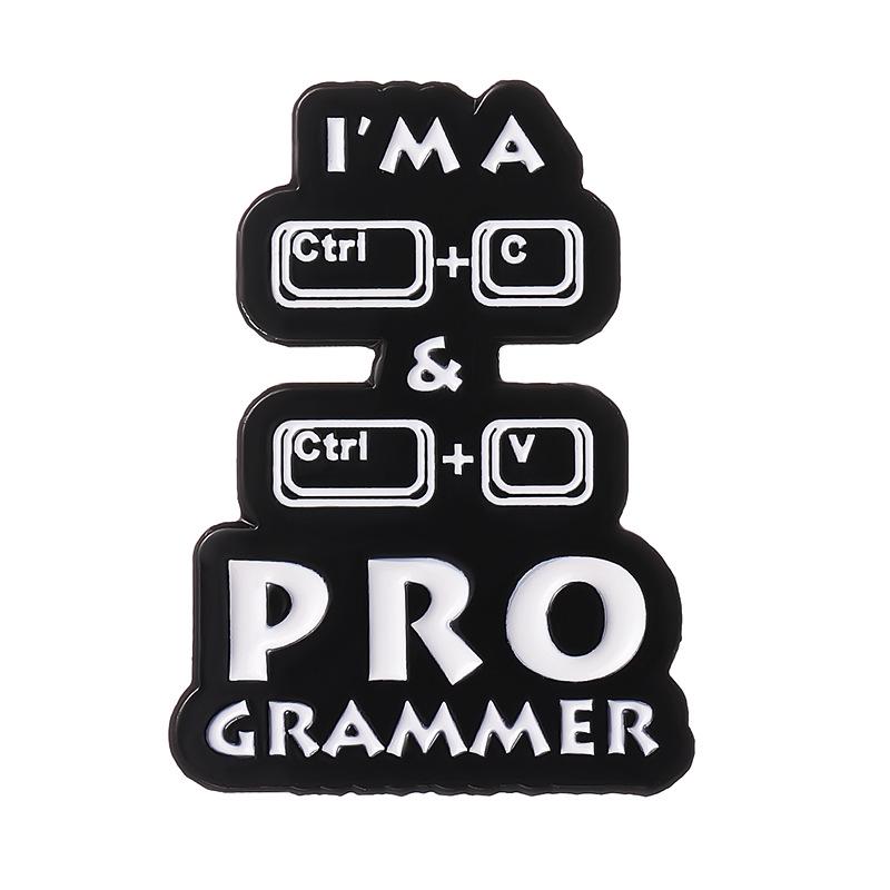 Creative Cartoon Cat Keyboard Badge: Cross-Border Programmer Brooch