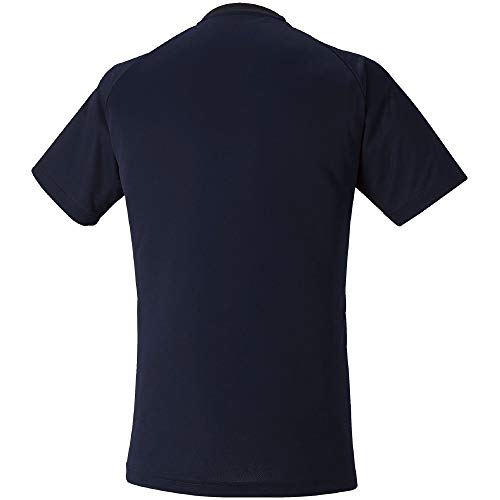 Mizuno Badminton Game Shirt, Short Sleeve, 72MA0007, True Blue, Japan Size XS (equivalent to Japanese Size XS)