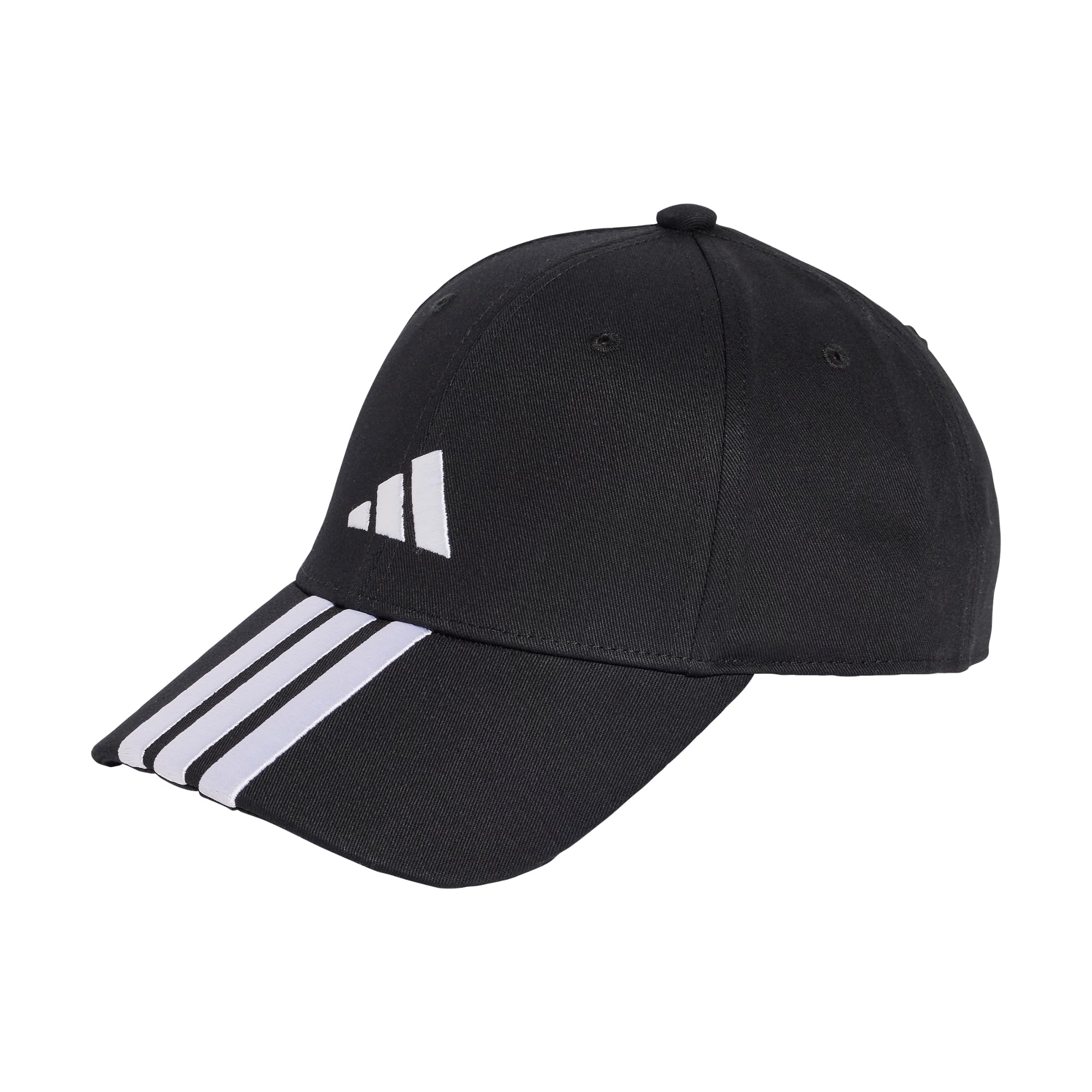 adidas Uni Bball 3s Cap New Logo Baseball One Size Cap, Black/White,
