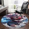 Naruto Sakura Round Chair Mat - Anime Inspired Home Decor Rug for Office, Living Room, Bedroom, Gift Idea0423b