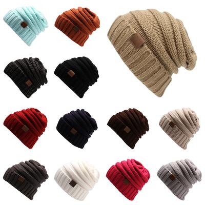 Outdoor Round Windproof Knitted Hat For Men And Women Unisex