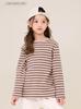 Unifriend24 Gestreiftes Kinder-T-Shirt im koreanischen Stil - Vielseitig & Locker geschnitten