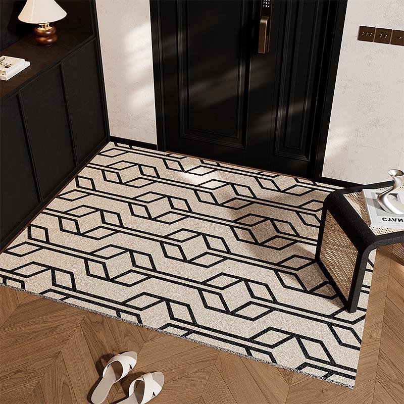 Eingangstür Rutschfeste Fußmatte Eingangsbereich Bodenmatte Eingangsfoyer Verschleißfest und Schmutzabweisend Bodenmatte