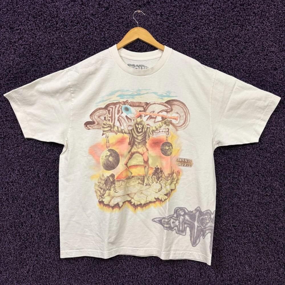 Travis Scott Circus Maximus Skitzo TShirt Size Extra Large Unisex T-Shirt L