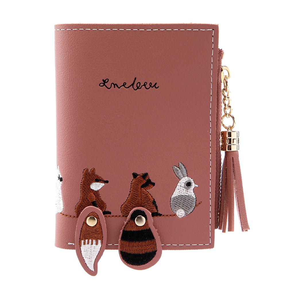 

Женский Кошелек-кошелек с кисточкой для монет, Держатели для карт, Пакет-сумочка красный