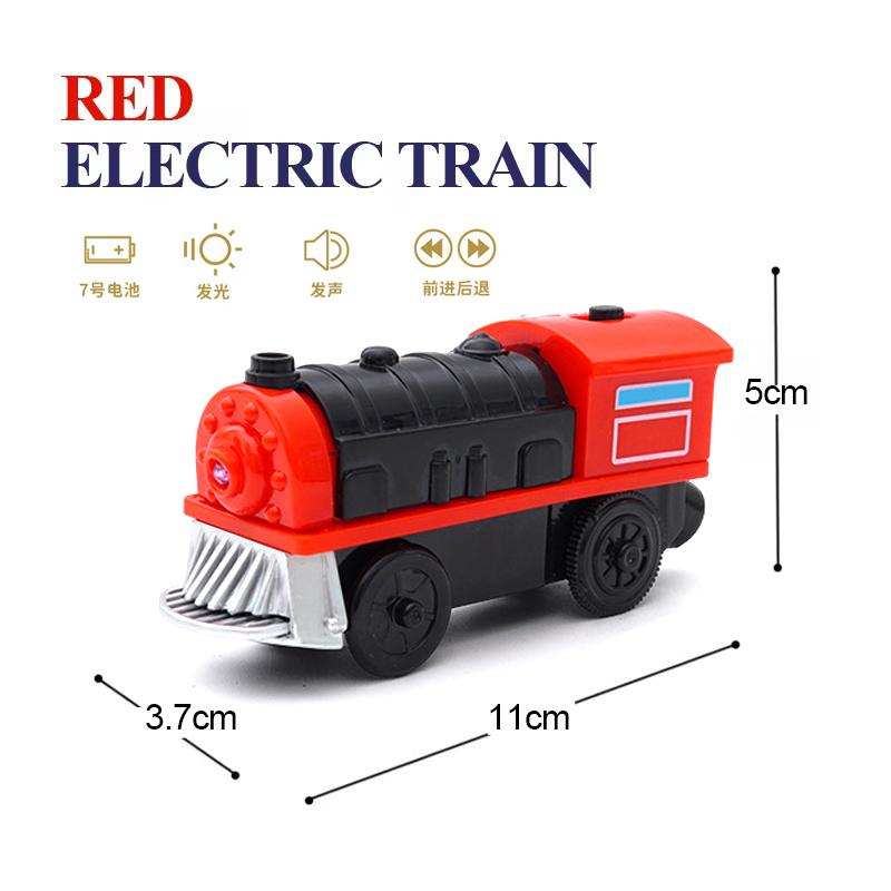 

Електричний потяг Локомотив Магнітний автомобіль Diecast Slot Fit All Brand Дерев яна залізнична колія Залізниця для дітей Дитяча іграшка W02