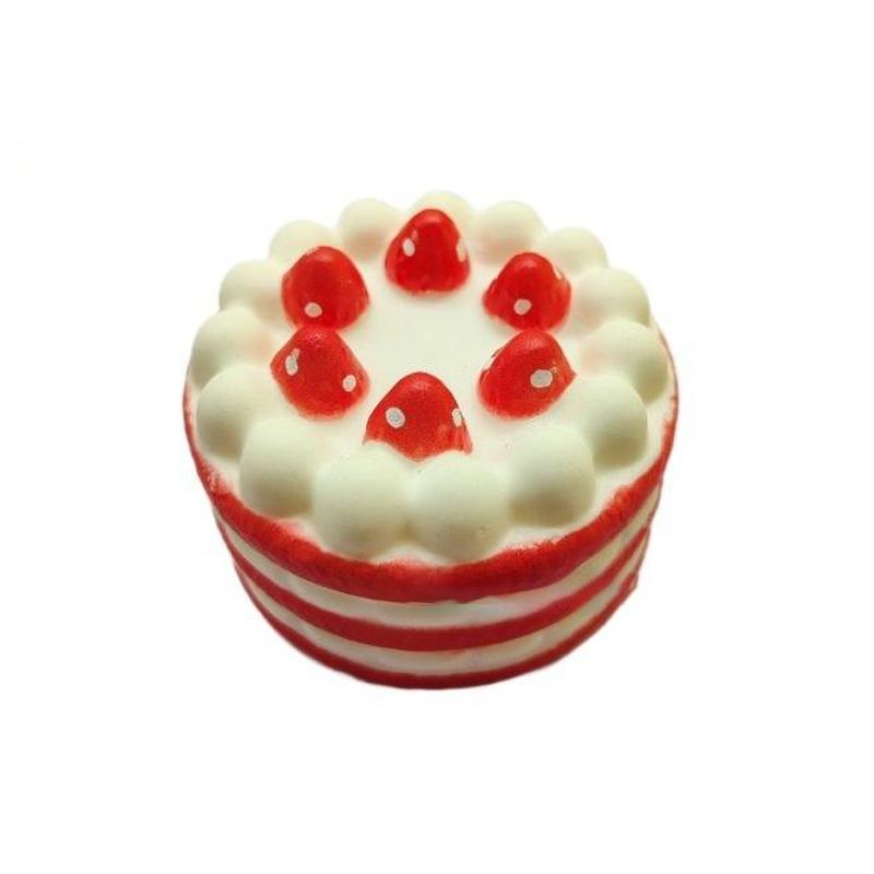 Strawberry Cake Slow Stress Relief Toy Soft Pressing Food Toy For Stress Relief Kids Gifts And Desktop Decoration