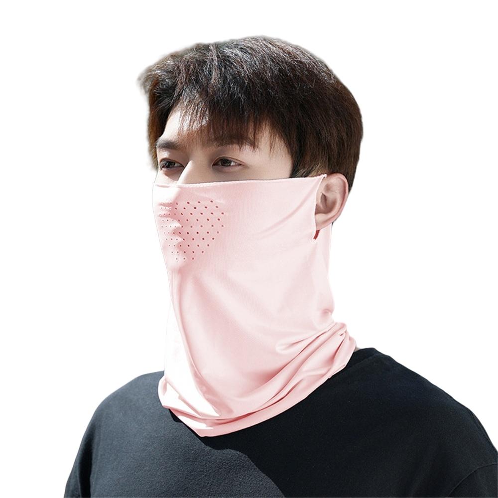 Summer Outdoor Hunting Face Mask Thin Breathable Quick-dry Sun Protection Ice Silk Scarf Pullover Neck Sport Face Cover