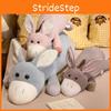 Eared Big Donkey Plush Toy Animal Long Bar Pillow Room Decoration Children Gift