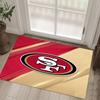 San Francisco 49ers Design Kristall Samt Teppich Gemütlich Nicht?Rutschfester Teppich mit Aufdruck für Schlafzimmer Wohnzimmer Eingang