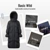 Qianrengang 2025 Women's Hooded Duck Down Jacket