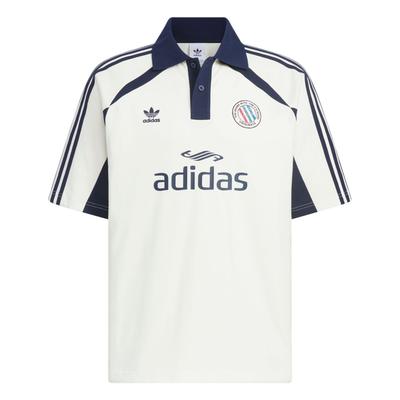 Originals 3 Stripes Short Sleeve Polo Men Polo Shirts Han-Jade-White KD0945