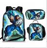New animation cartoon dragon ball backpack, primary and secondary school schoolbag, satchel, shoulder bag, pencil case three-piece set