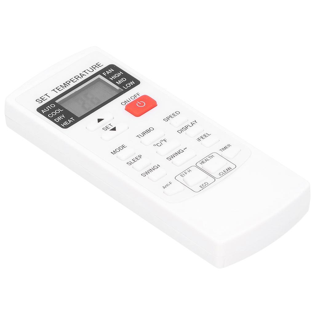 ABS Air Conditioner Remote Control Replacement Accessory Fit for AUX YKRH 102E White