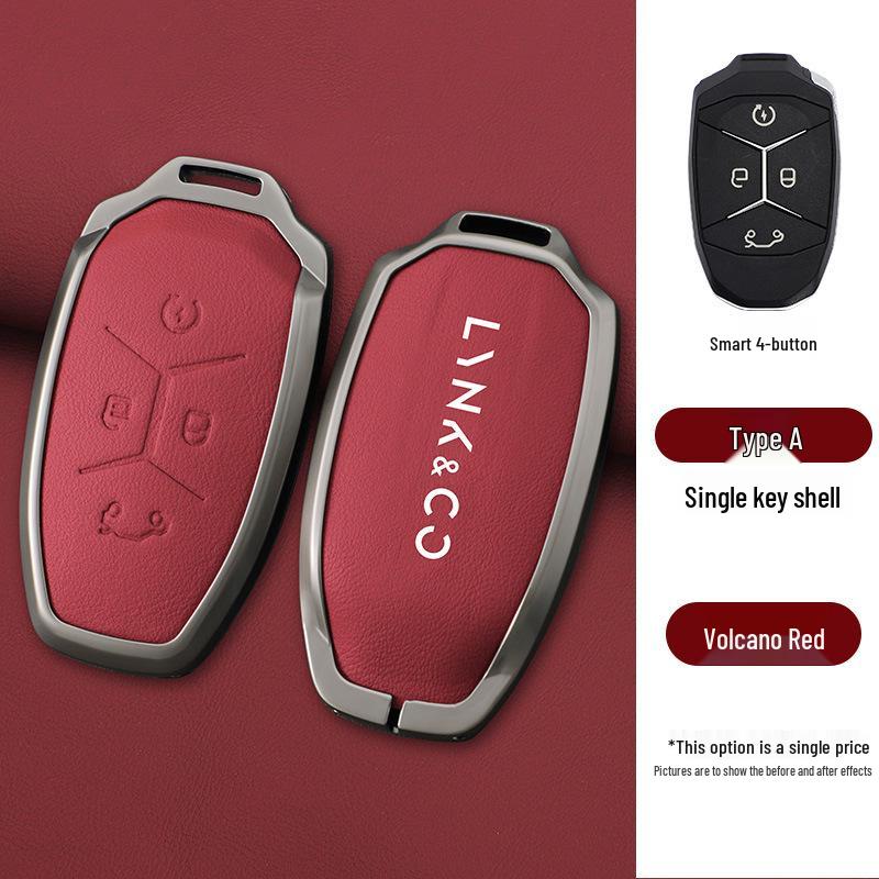 Pouzdro na klíč Lynk & Co 03: Kompatibilní s 0607, 01 Shell, 05 Nový model, 02 09 EMPS Energy Crystal Z10 Přezka na krytu