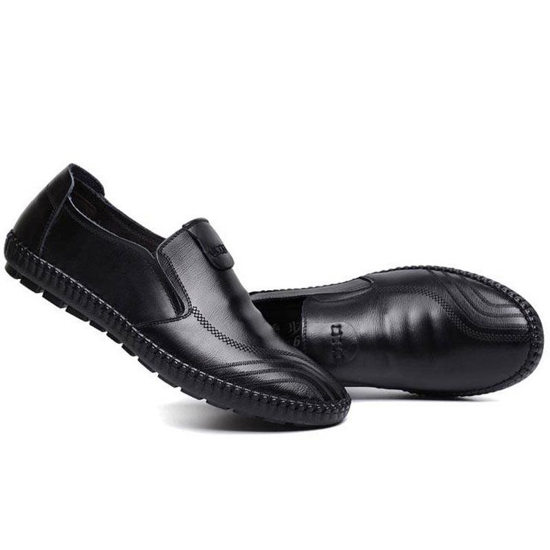 Leather shoes casual shoes leather shoes men spring beanie shoes