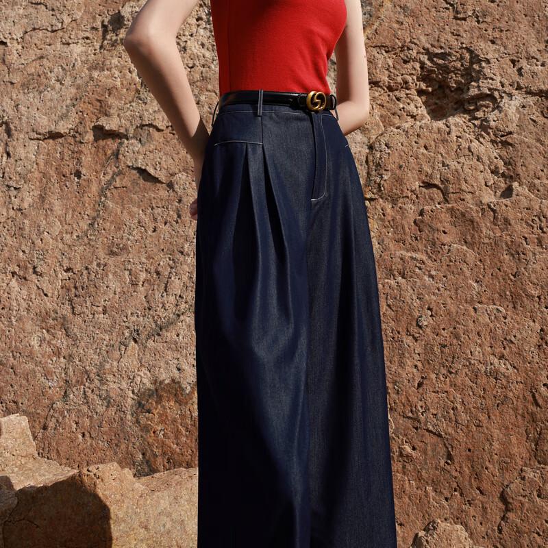 

Women s Casual High-Waist Wide-Leg Draped Trousers XL