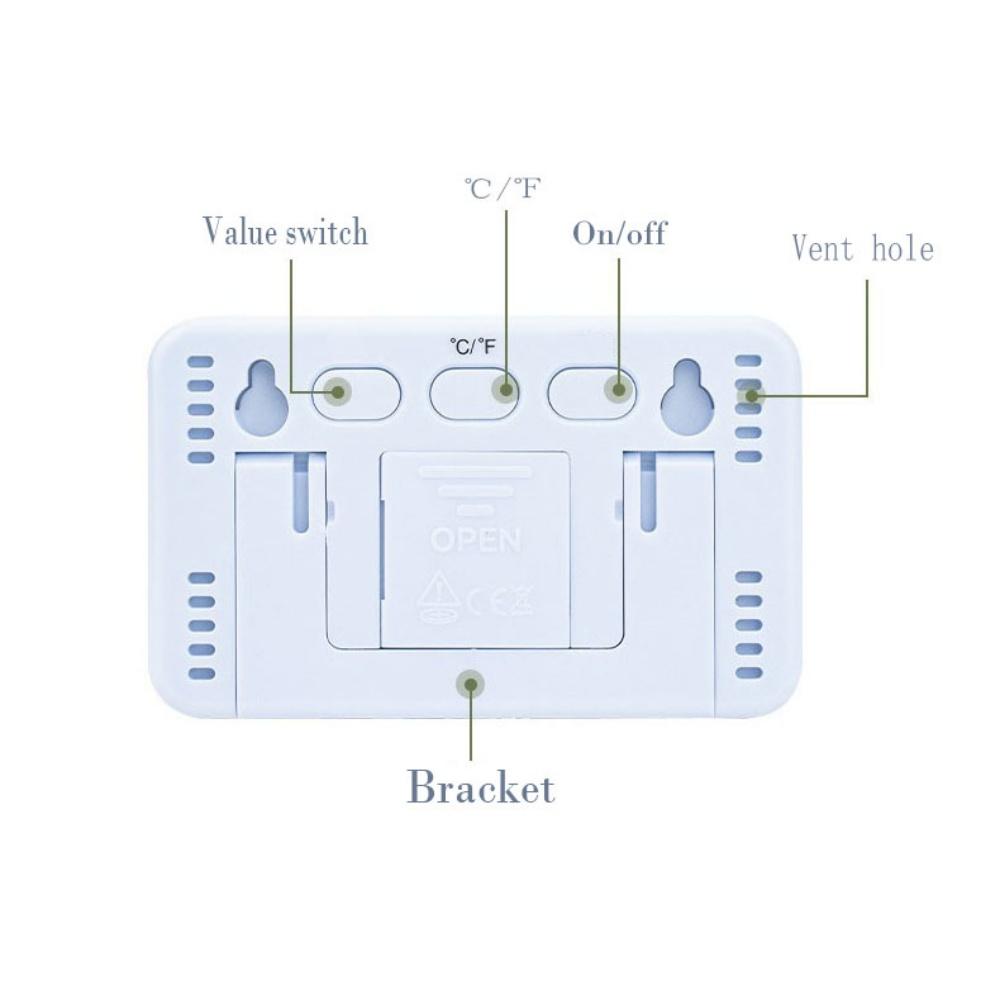 Digital Hygrometer - High Accuracy - Large LCD Temp/Humidity Monitor