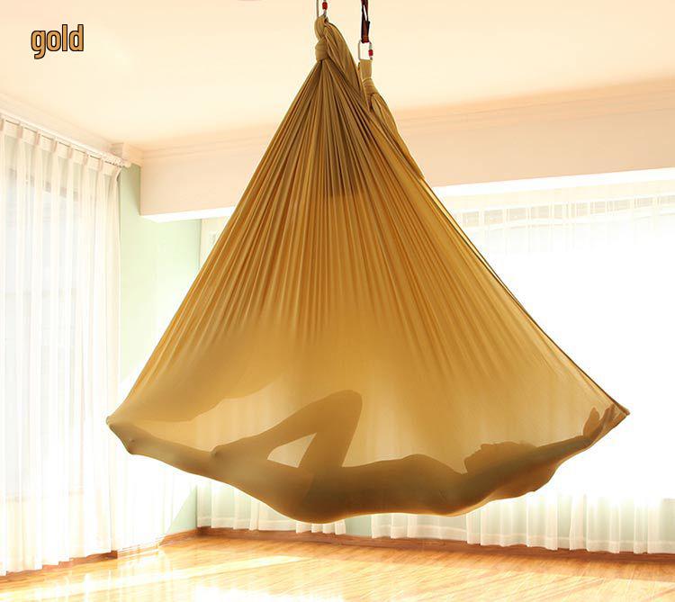 Shiyi Aerial Yoga Hammock with Micro-Elastic Straps for Home and Studio Use