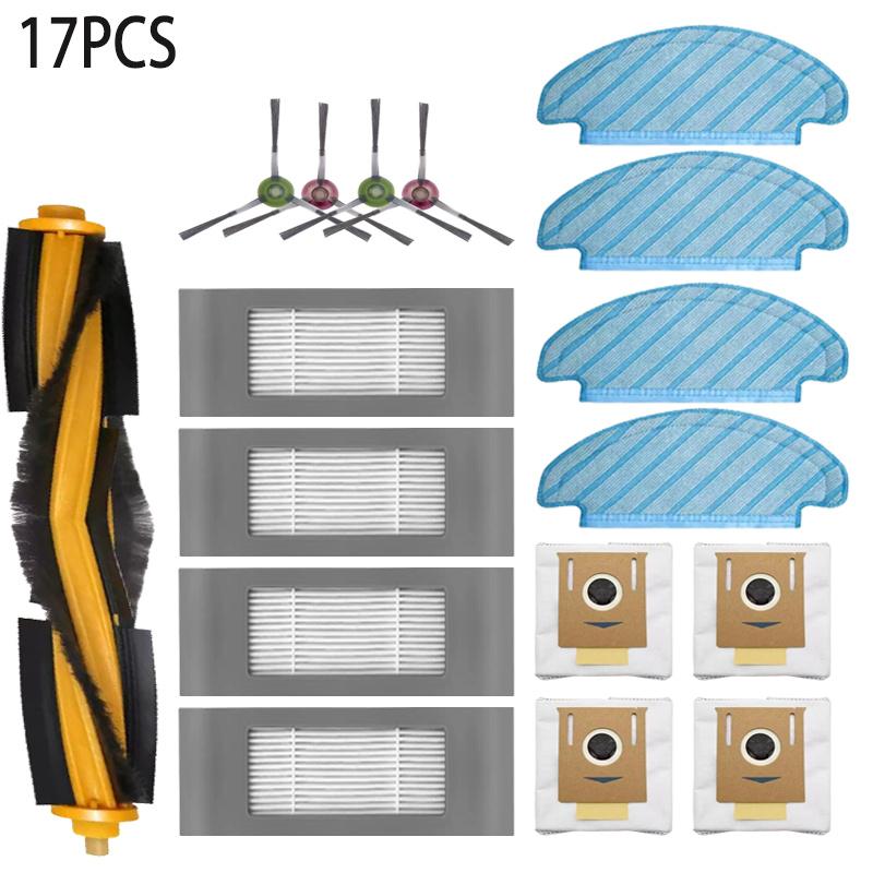 For ECOVACS Deebot T8 AIVI T9 AIVI N8 Pro AIVI N9 N10 N10 Plus Accessories Main Brush, Side Brush, Filter, Dust bag,Hepa Filter