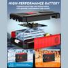 12V Automotive Battery Booster With Air Compressor 1200A Quick Start For Cars SUVs Trucks Portable
