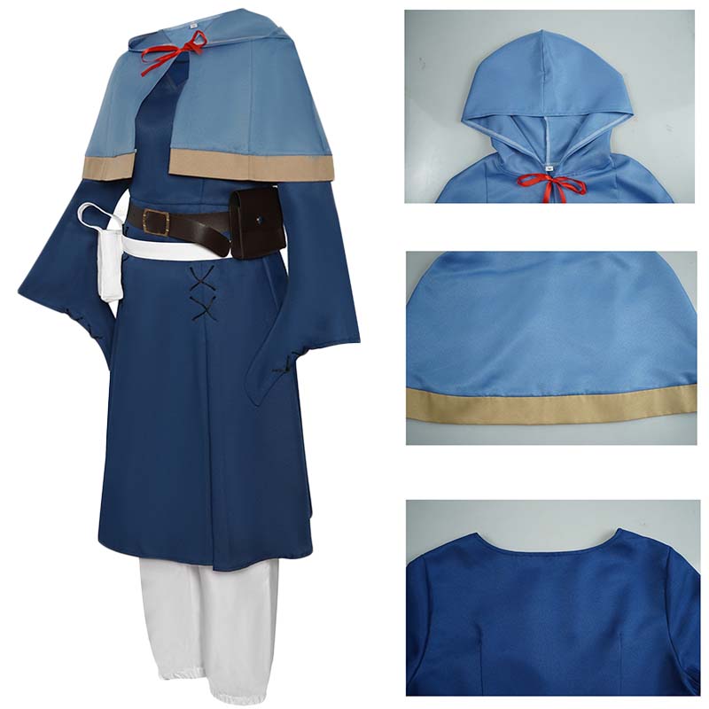 Στολή Cosplay Marcille Anime Delicious Dungeon Πλήρες Σετ Γυναικεία Αποκριάτικη Καρναβαλική Στολή Για Comic Con