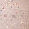 1pc Sweetheart Princess Baroque Nail Stickers Self-Adhesive Reusable Nail Art Decals with Heart, Star & Butterfly Rhinestone Nail Designs