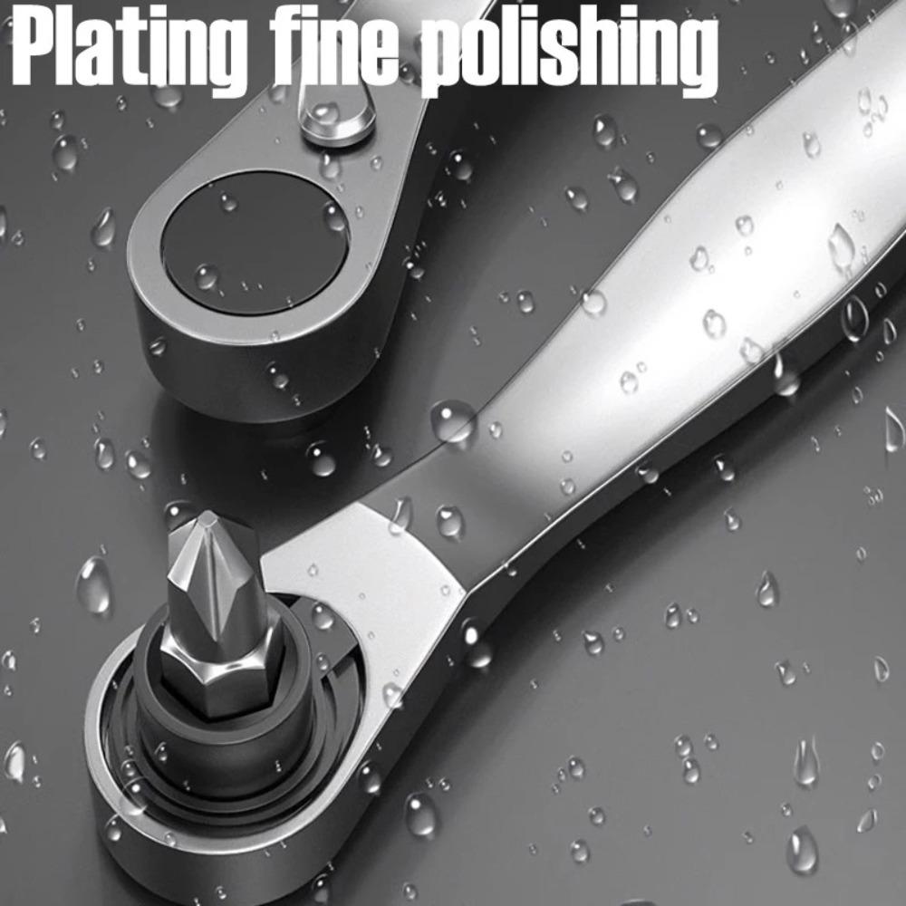 Mini sada šroubovacích bitů Rychle otočný ruční nástroj Nová sada ráčnových klíčů Pro stísněné prostory