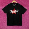 The Clash Corroded Spell Out Red Star Post Punk Band Tee