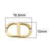 Copper Double Letter D Charm For DIY Jewelry Making Craft Accessories
