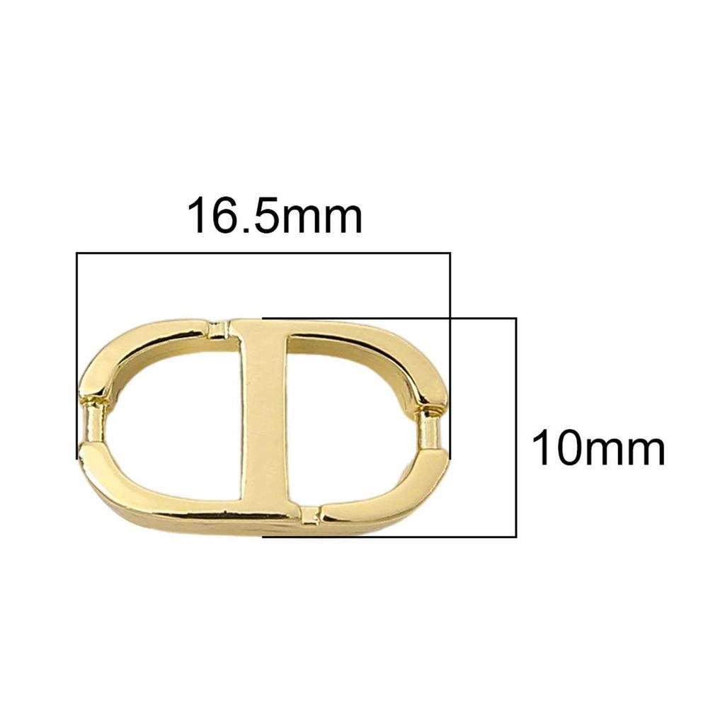 Copper Double Letter D Charm For DIY Jewelry Making Craft Accessories