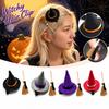 Funny Halloween Hair Clips for Kids and Adults, Witch Hat and Shape Hair Bows Party Accessories