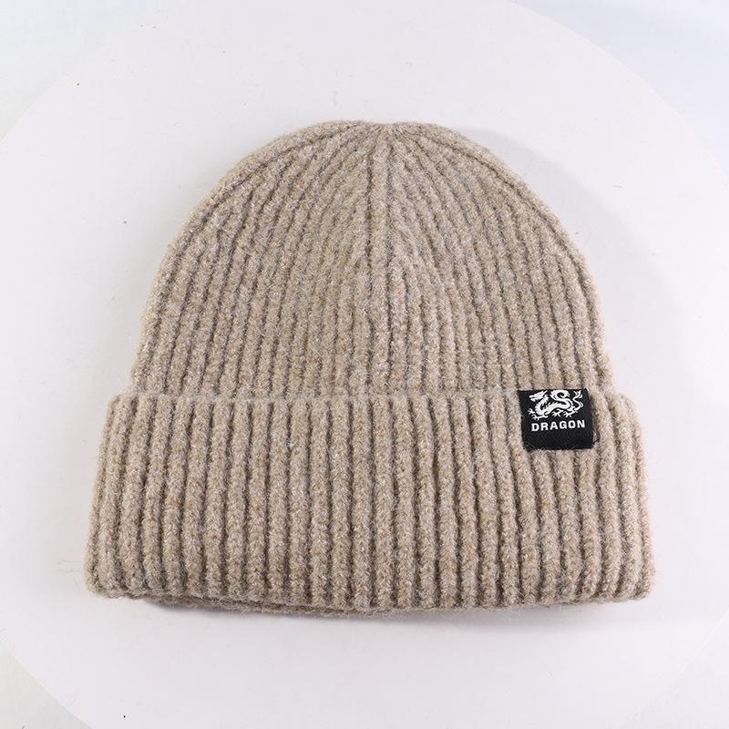 All match Warm Wool Hat Outdoor Cold Protection Ear Protection Cold Hat Showing Face Small Knitted Hat Pullover Cold Hat