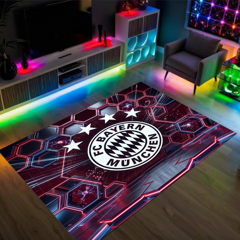 Miuncheno „Bayern“ dizaino kristalinis veliūrinis kilimas Jaukus Ne?Neslystantis raštuotas kilimas miegamajam, svetainei, prieškambariui
