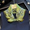 Brand 100% Silk Scarf Women Neck Hair Foulard Square Hijab Print Scarves Bandana New Wrap Kerchief High Quality Headband Shawls